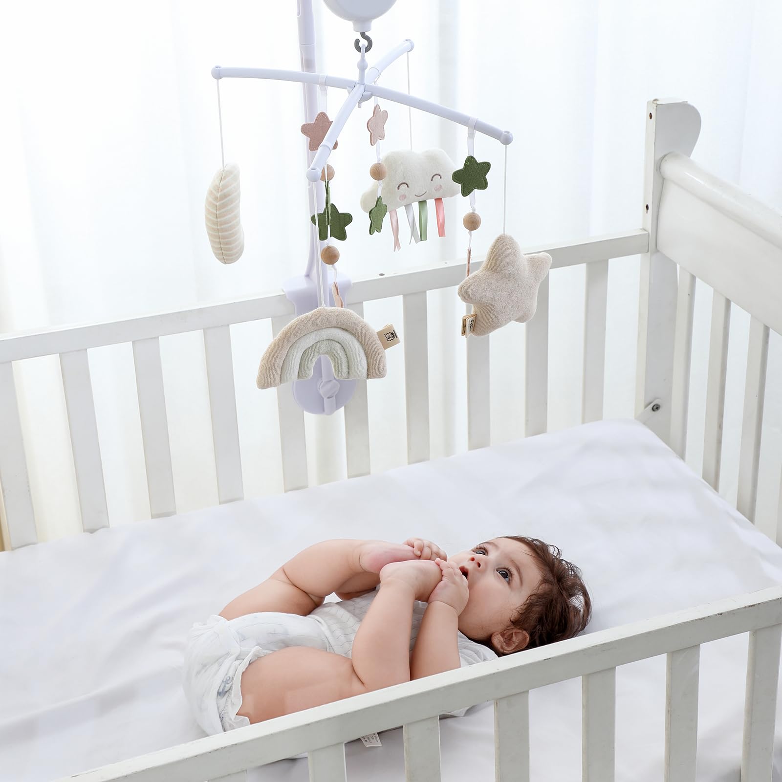 COTTONBEBE organic cotton blend fabric feels skin-friendly.