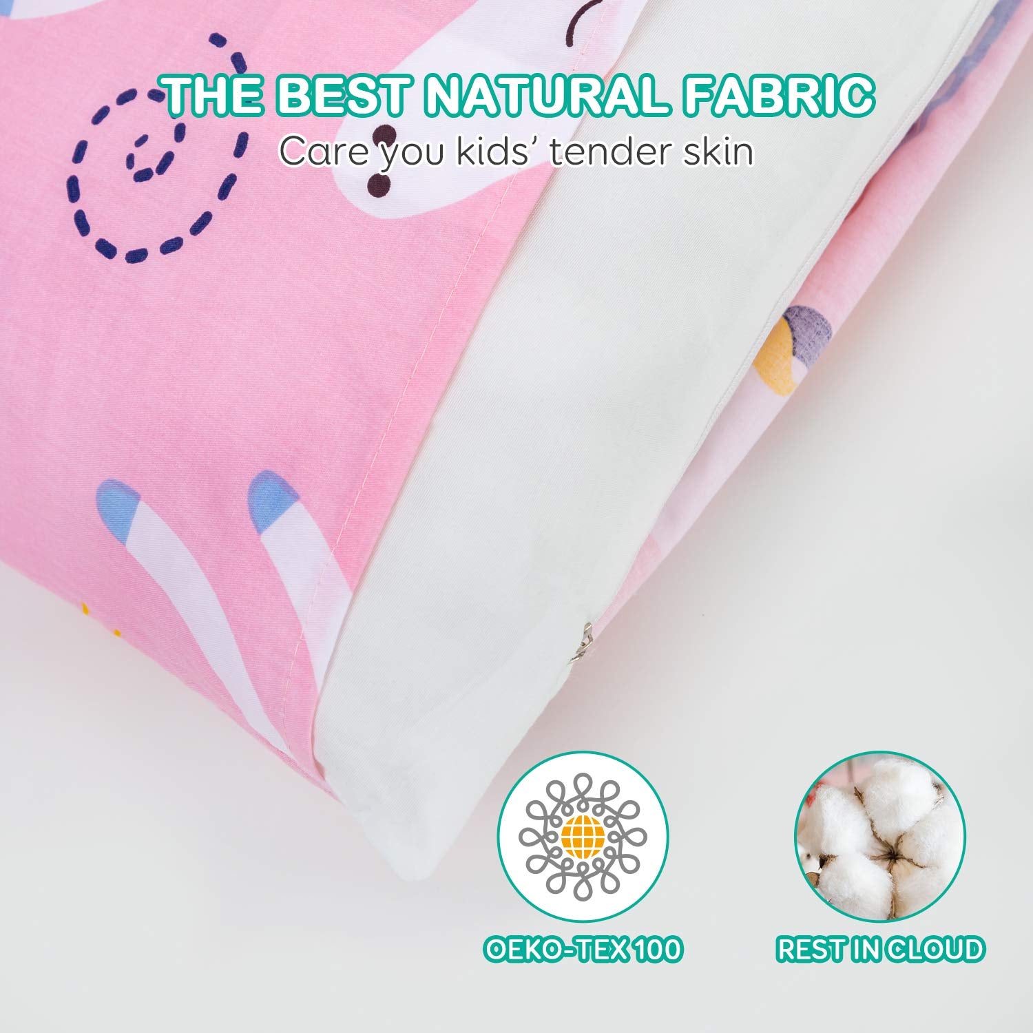 Cottonblue compact toddler pillow ready for travel and daycare