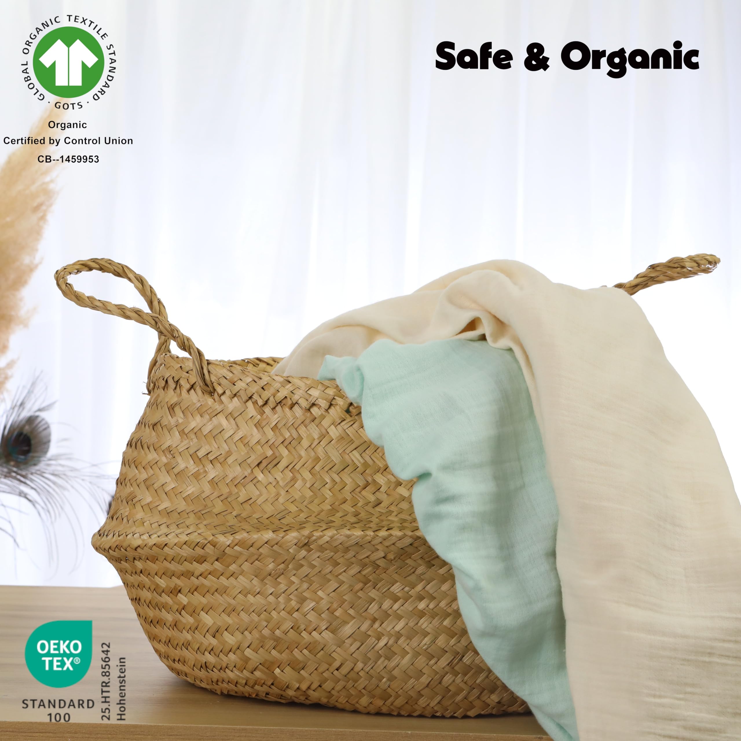 Cottonsis Turkish organic cotton muslin showcases soft breathable weave for year-round comfort