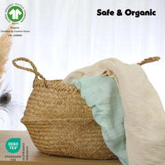 Cottonsis Turkish organic cotton muslin showcases soft breathable weave for year-round comfort