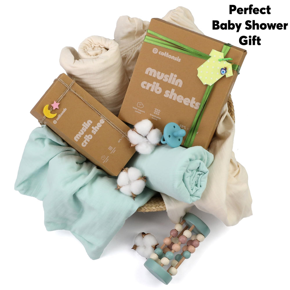 Cottonsis gender-neutral nursery tones blend with any decor