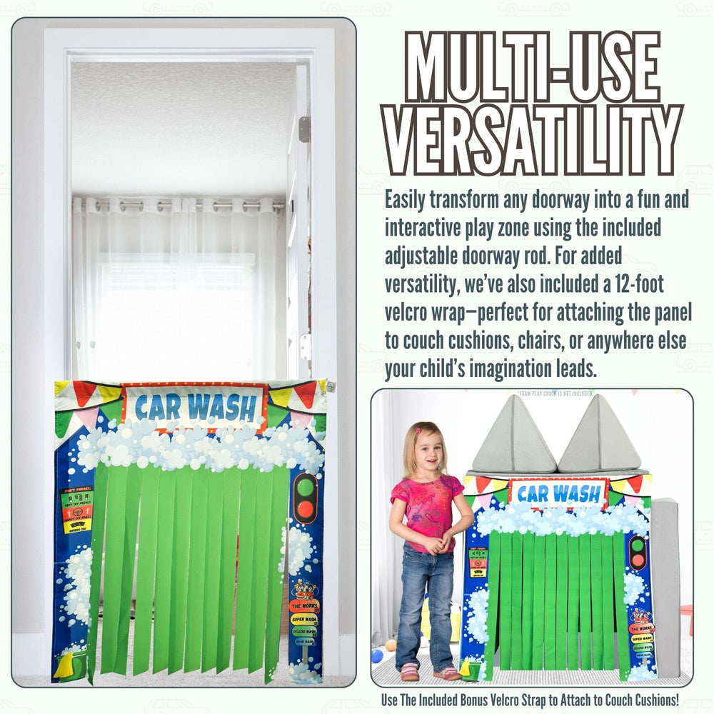 Couch Swag Play Panel fits standard doorways for versatile placement