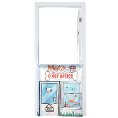 Couch Swag Vet Office play panel enables imaginative pretend play for kids