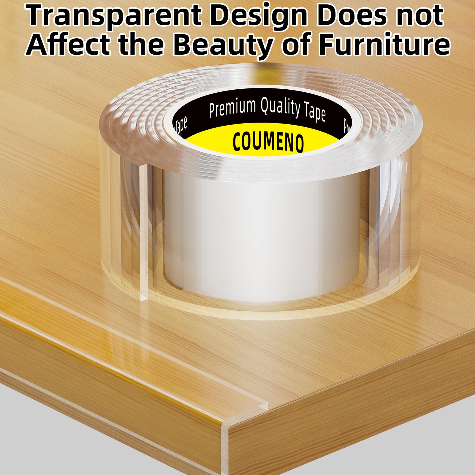 Coumeno removable edge protector leaves no residue after removal