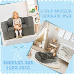 Coumy bed with waterproof cover protects against spills