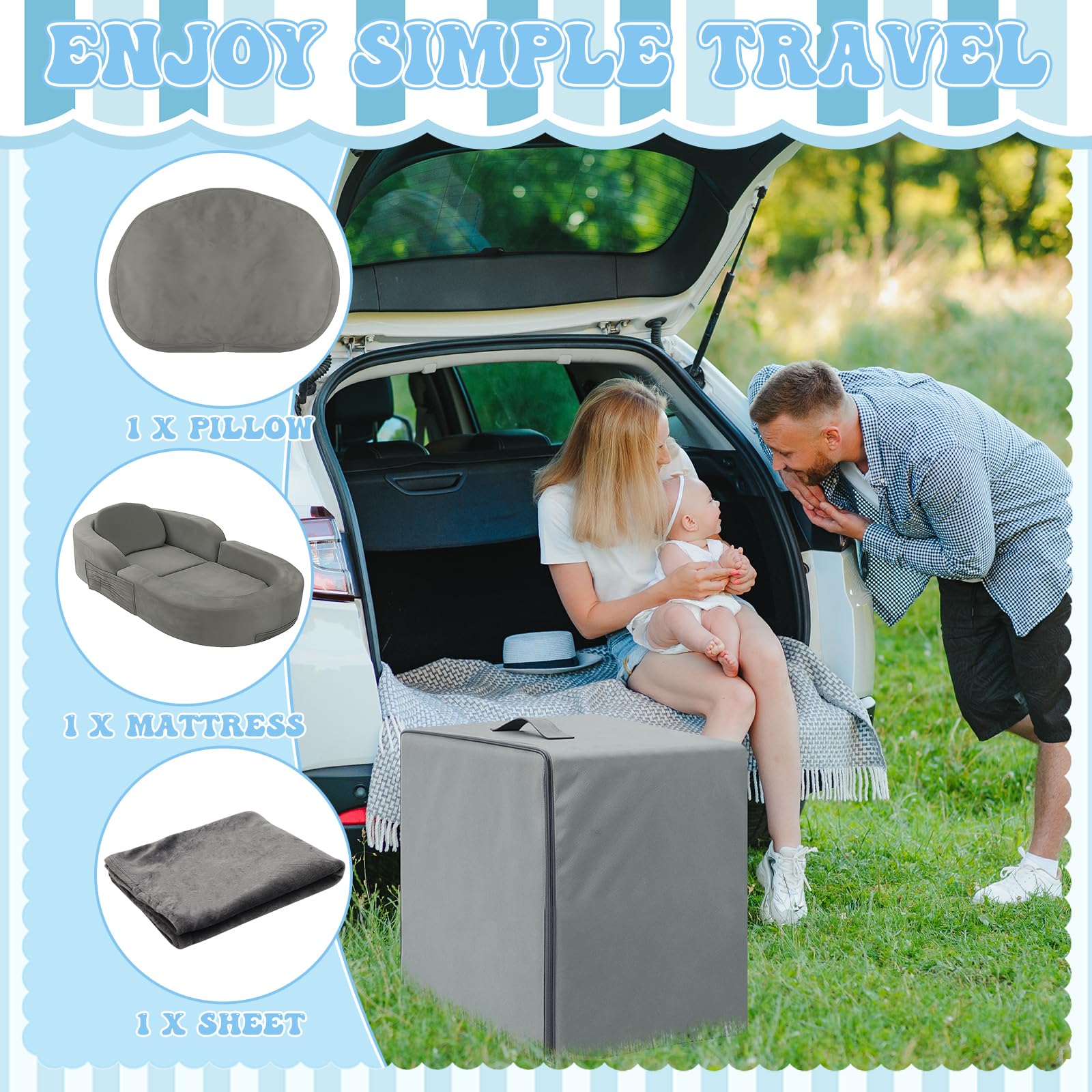 Coumy portable bag makes carrying and storage easy