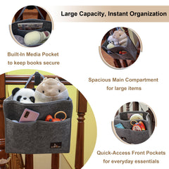 Cover Geny main-compartment stores books and small items for quick access.