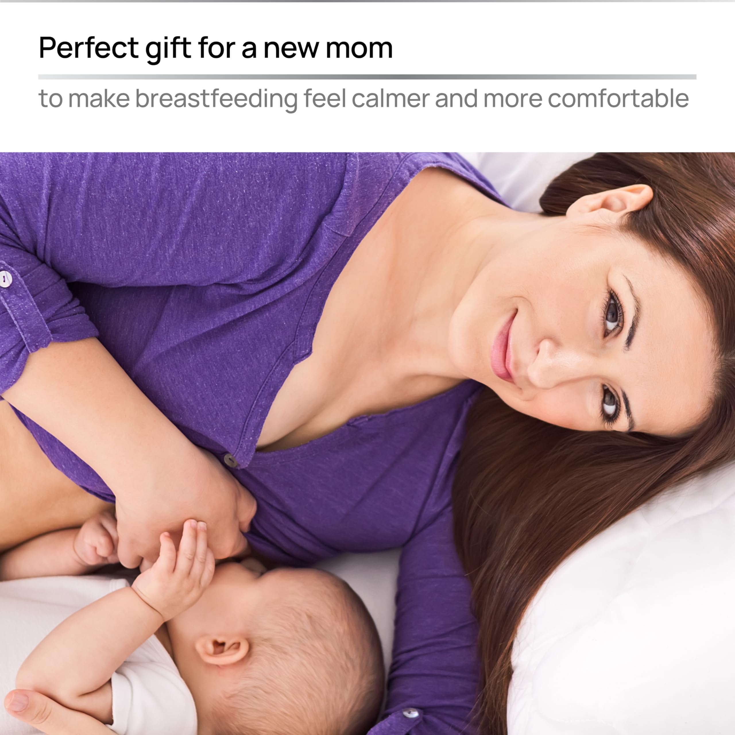COVERbasics Italian-origin silver cups used with postpartum essentials
