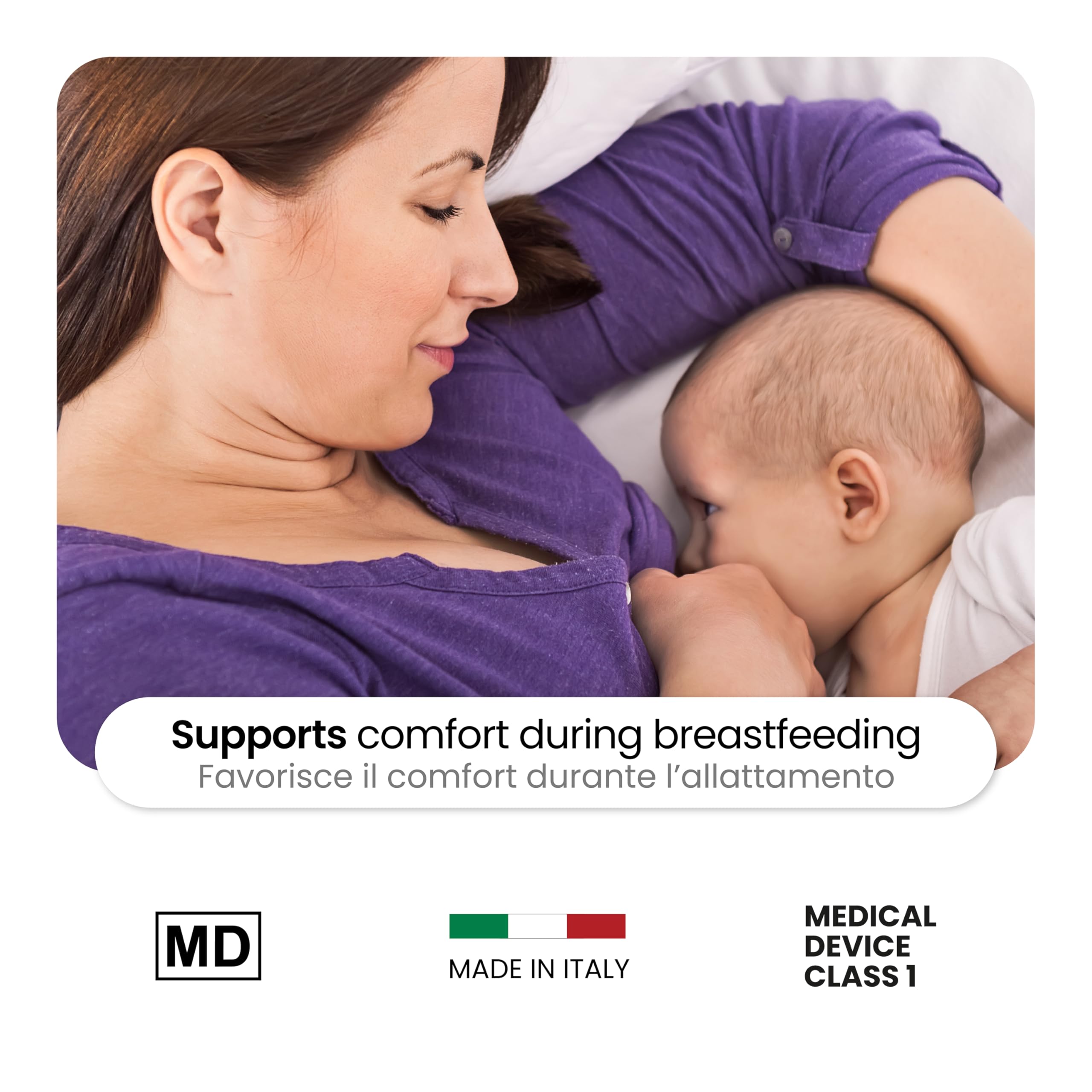 COVERbasics made-in-italy Class 1 Medical Device for added trust.