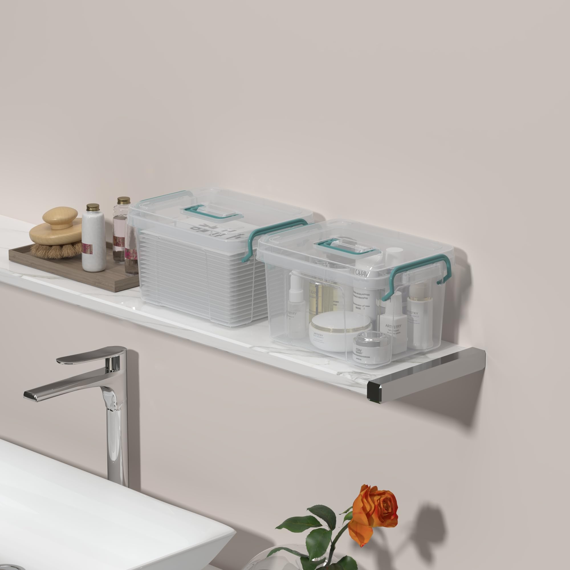 Covetree craft and office storage bin keeps supplies organized and accessible.