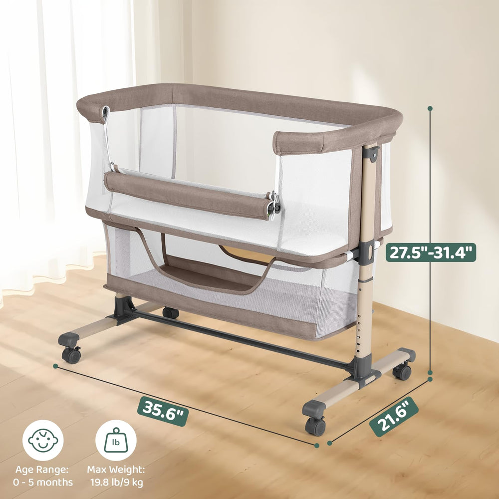 Cowiewie 3D mesh breathable fabric promotes airflow and comfortable temperatures for baby.