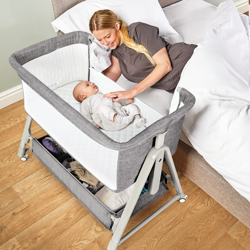 Cowiewie bassinet bedside-sleeper standalone for easy nighttime care