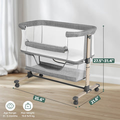 Cowiewie mattress detail highlights firm, breathable support for newborn comfort