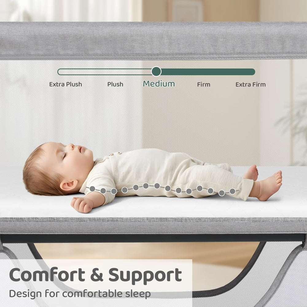 Tool-free assembly of Cowiewie bassinet for quick setup.