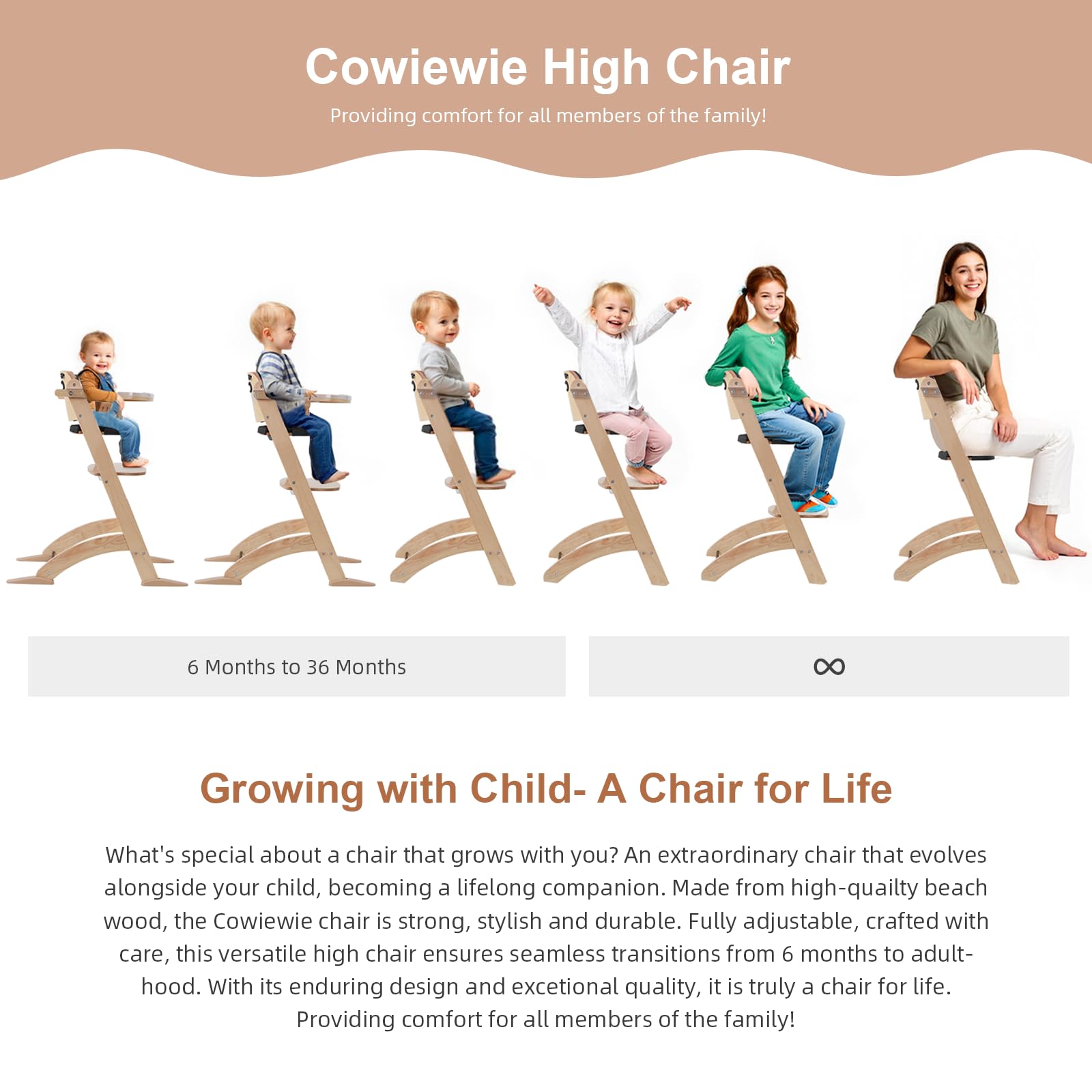 Cowiewie EZ Strap harness 5-point and 3-point options