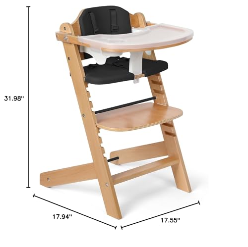 Cowiewie natural finish highlights wood grain and subtle chair charm