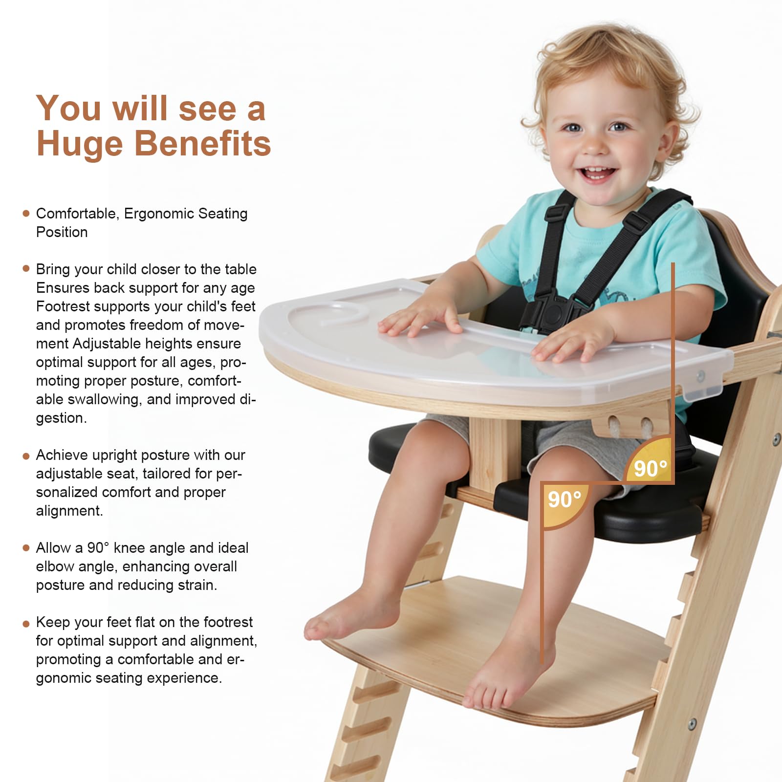 Cowiewie no sharp edges design protects delicate skin