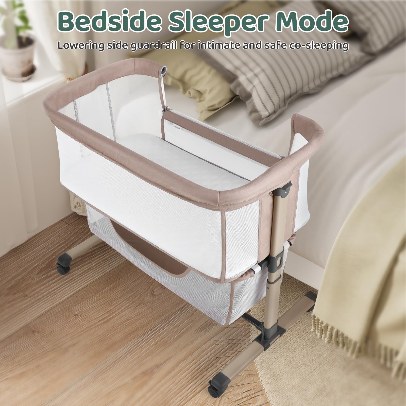 Cowiewie nursery design adds a stylish, compact sleep solution.