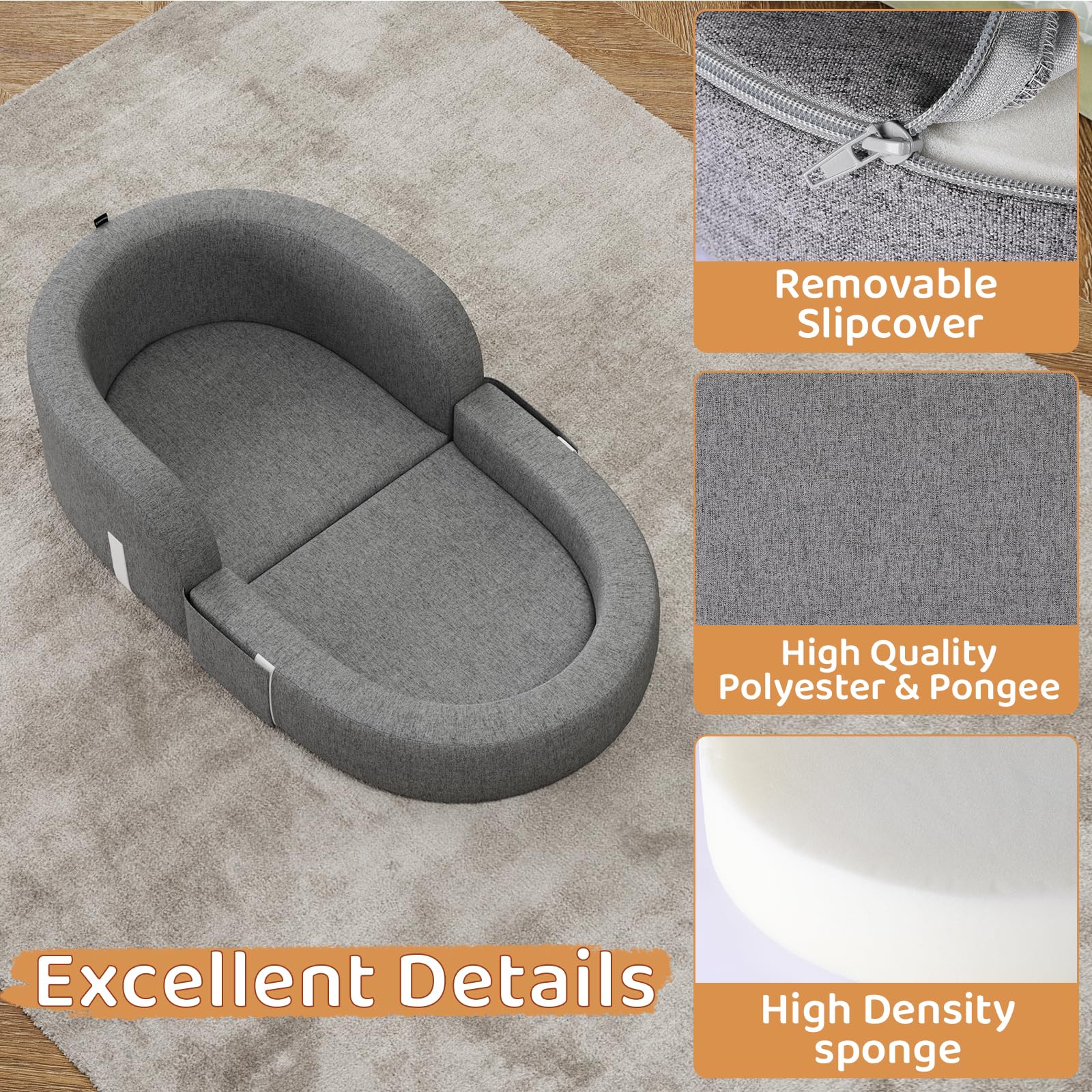 Includes portable storage bag for easy travel and quick setup.
