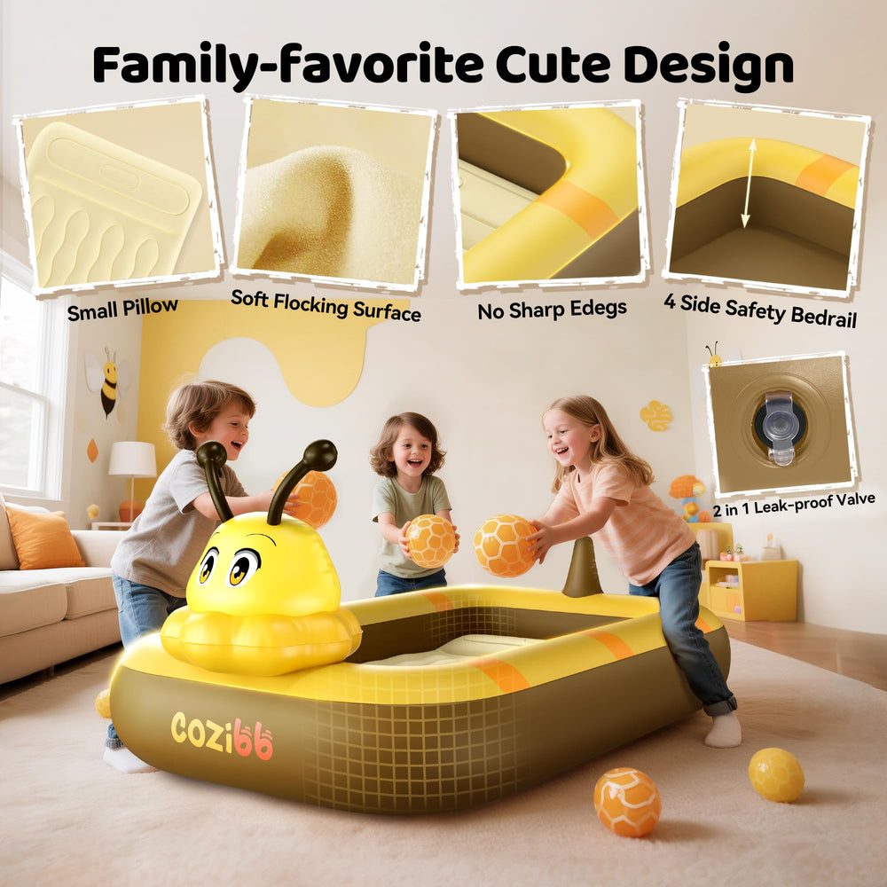 Cozibb built-in pillow supports neck comfort for relaxed naps