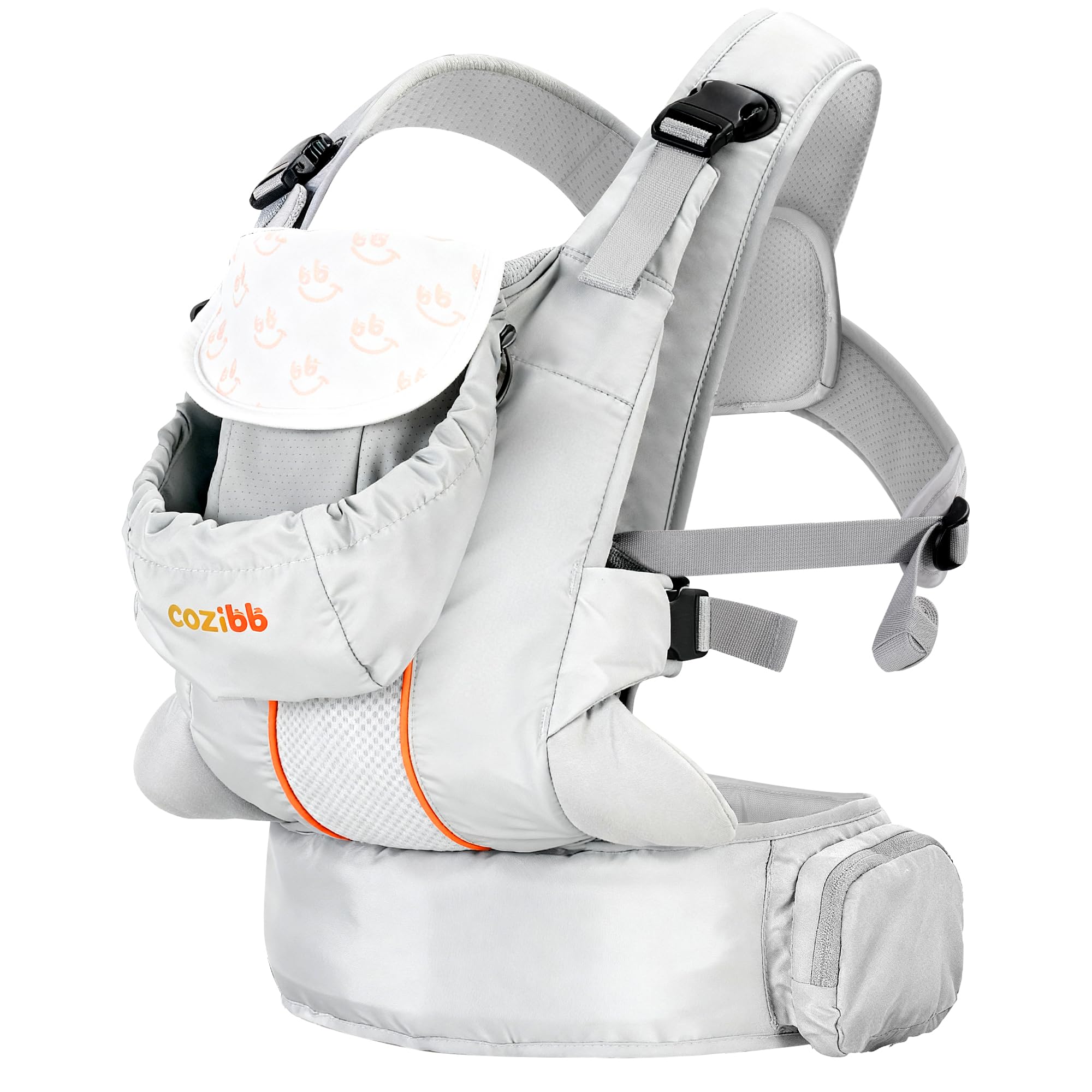 CoziBB windproof hood shields baby from sun and breeze