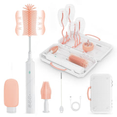 COZILO 8-in-1 bottle brush cleaner setup for thorough bottle cleaning.