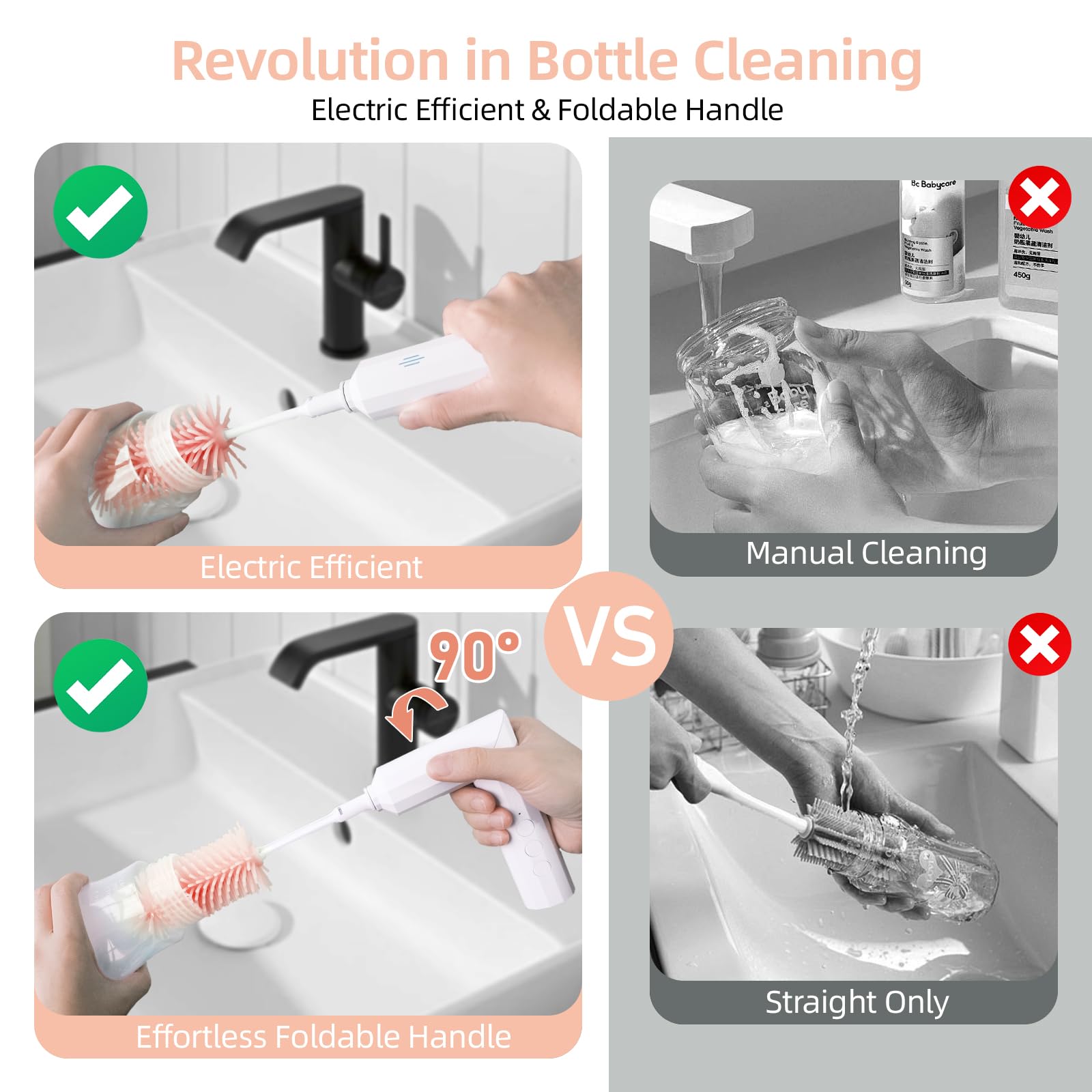 COZILO three-speed cleaning adapts to light or stubborn residues.