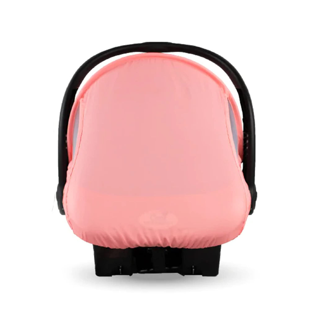 Cozy Cover elasticized edge ensures quick, snug fit on carriers.