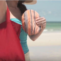 Cozy Cover lightweight carrier cover shields against wind and light rain outdoors.