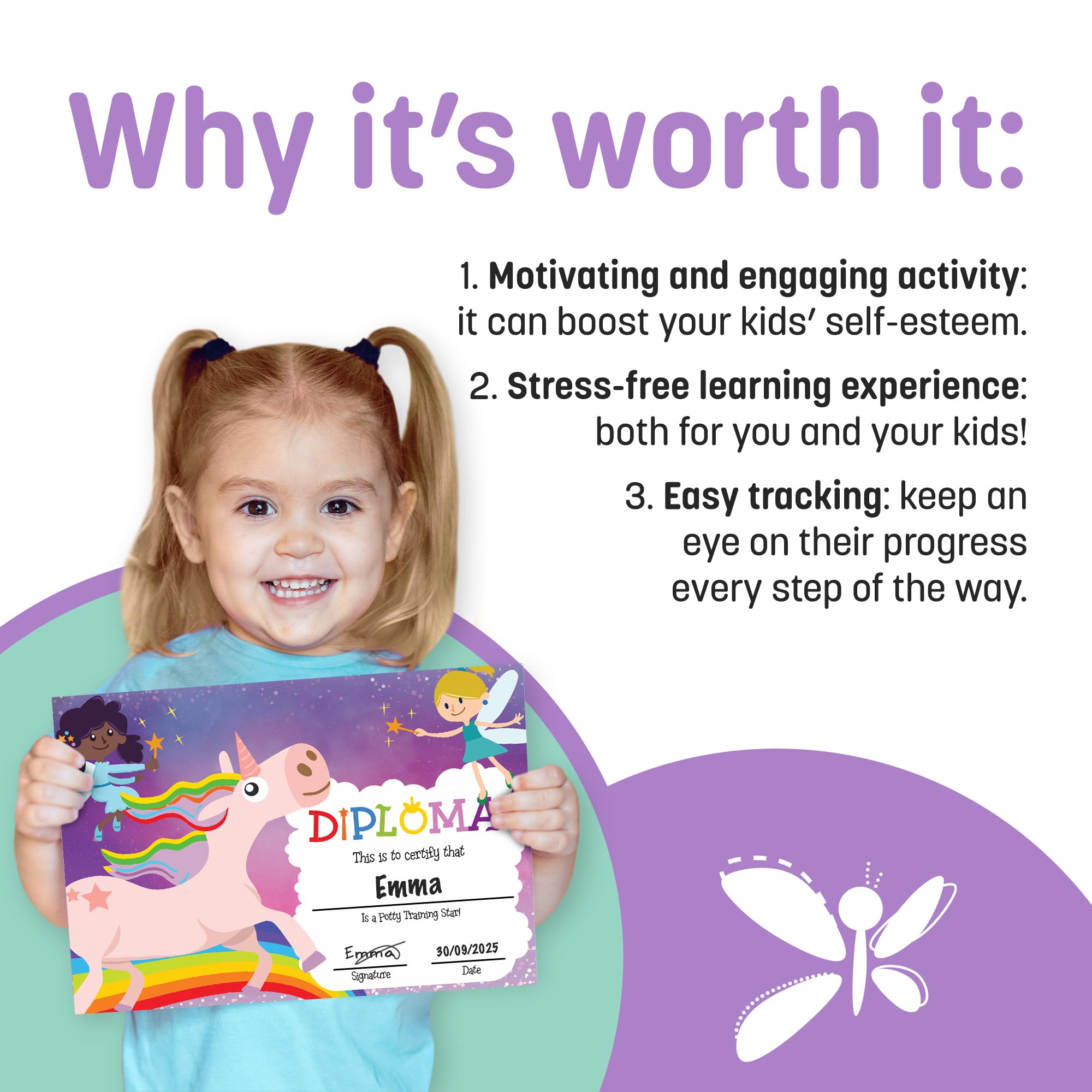 COZY GREENS motivational cards encouraging positive actions for kids