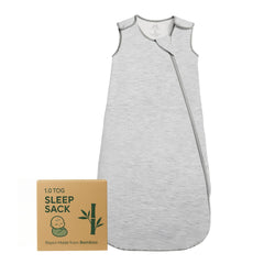 Cozy Seal bamboo sleep sack with 1.0 TOG for comfortable warmth in cool rooms.