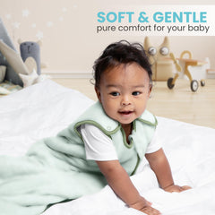 Cozy Seal bamboo sleep sack is breathable for year-round use and temperature regulation.