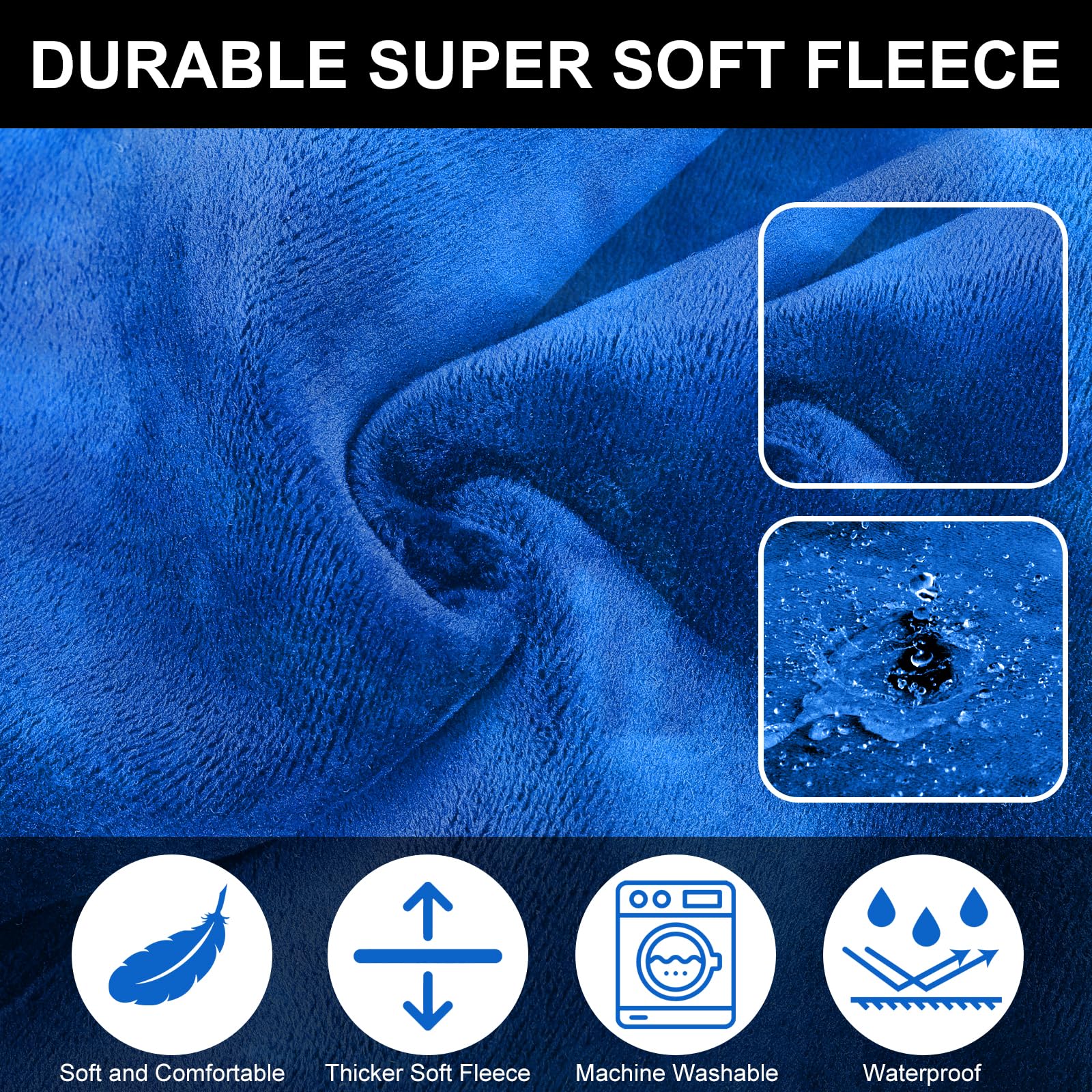 COZYBONDER soft velvet fabric close-up for cozy, breathable naps.