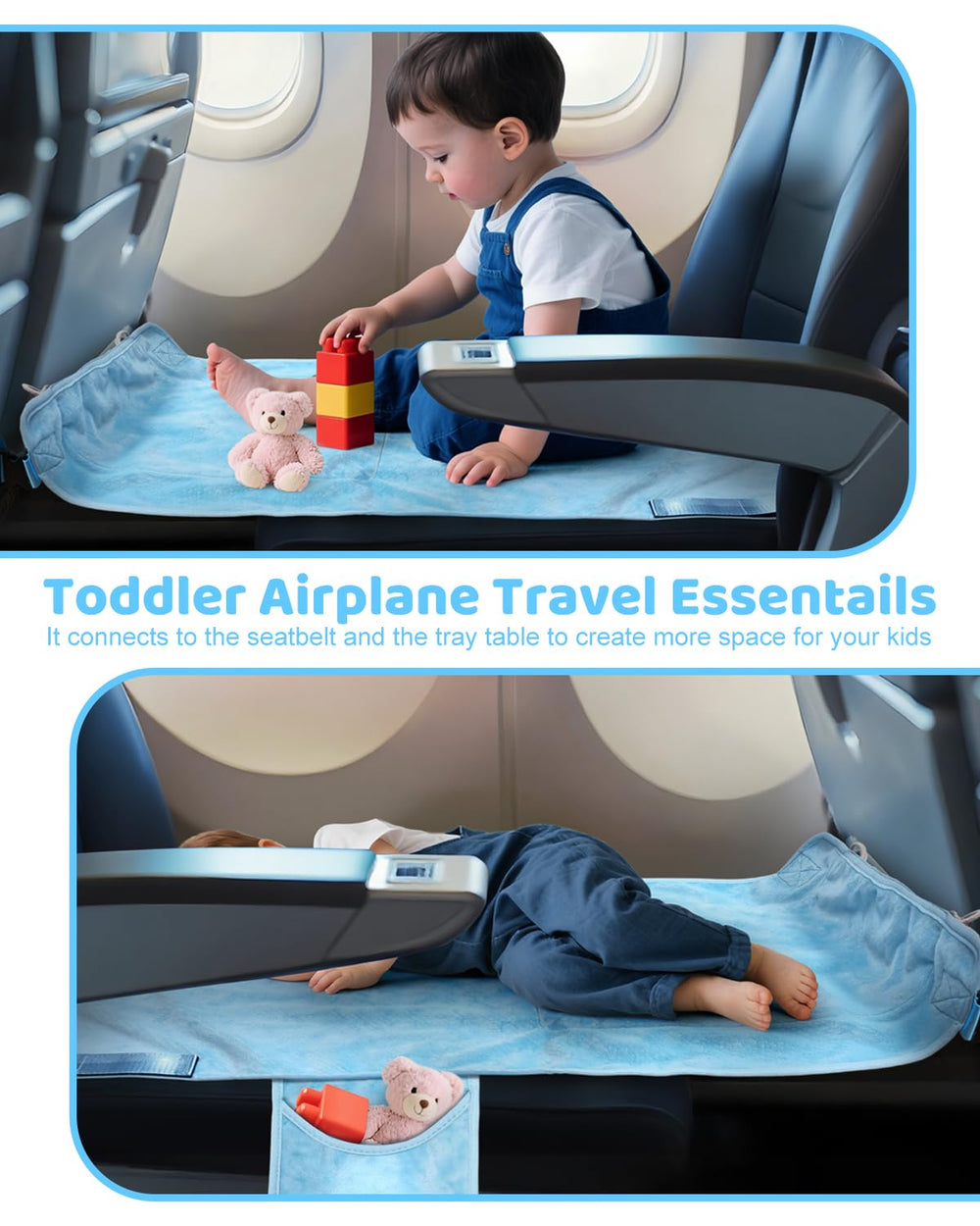 COZYBONDER anti-slip base helps keep the bed steady during rest.