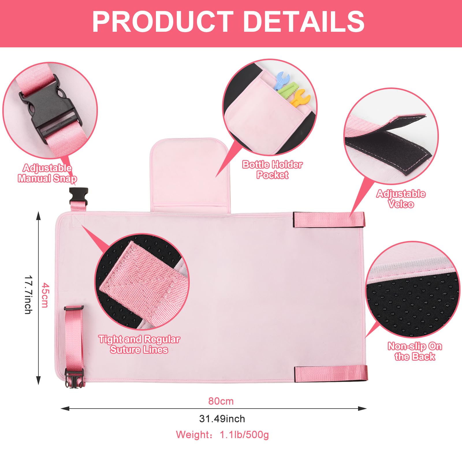 COZYBONDER ultra-soft velvet fabric enhances sleep comfort on flights.