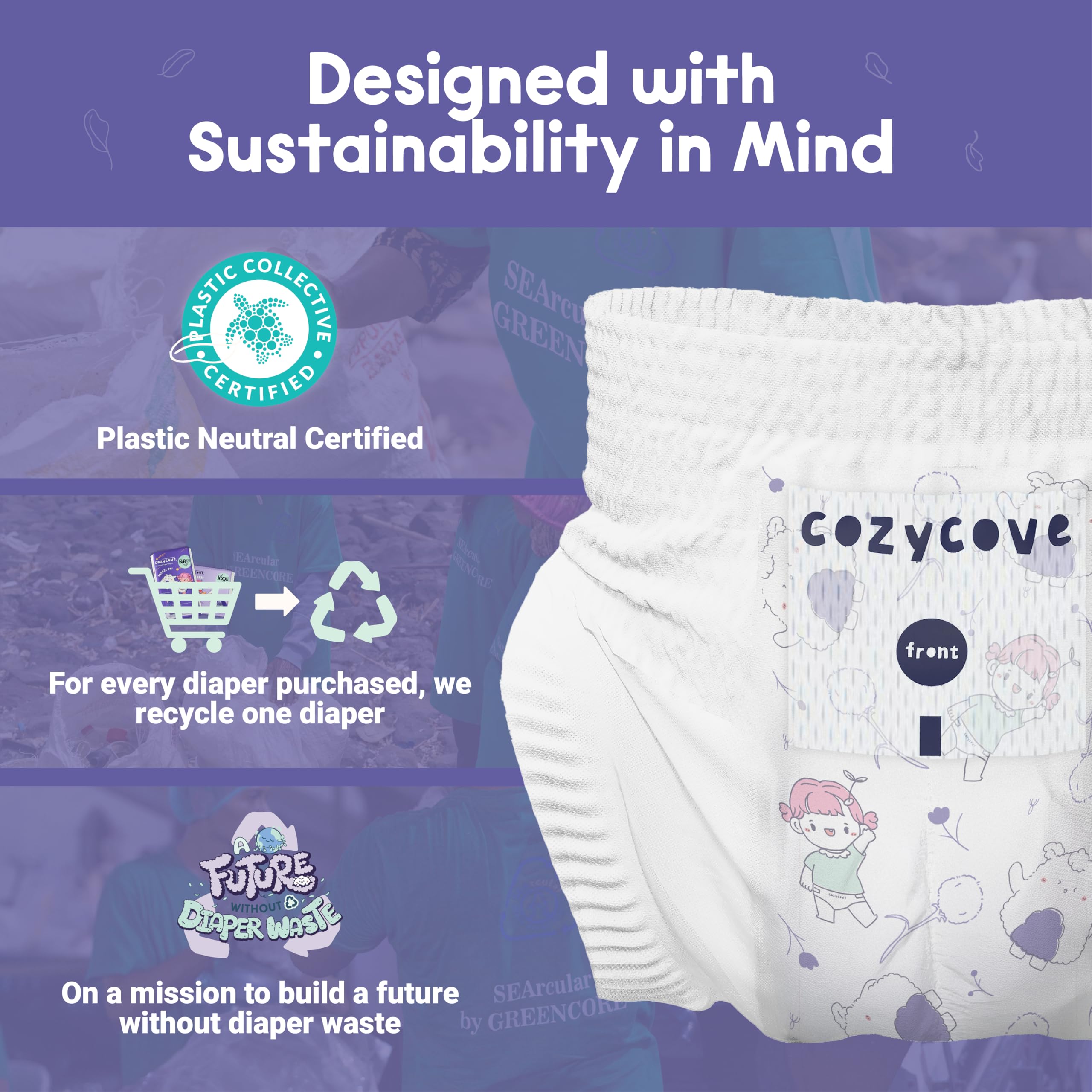 Cozycove breathable top sheet keeps baby's skin cool and comfortable.