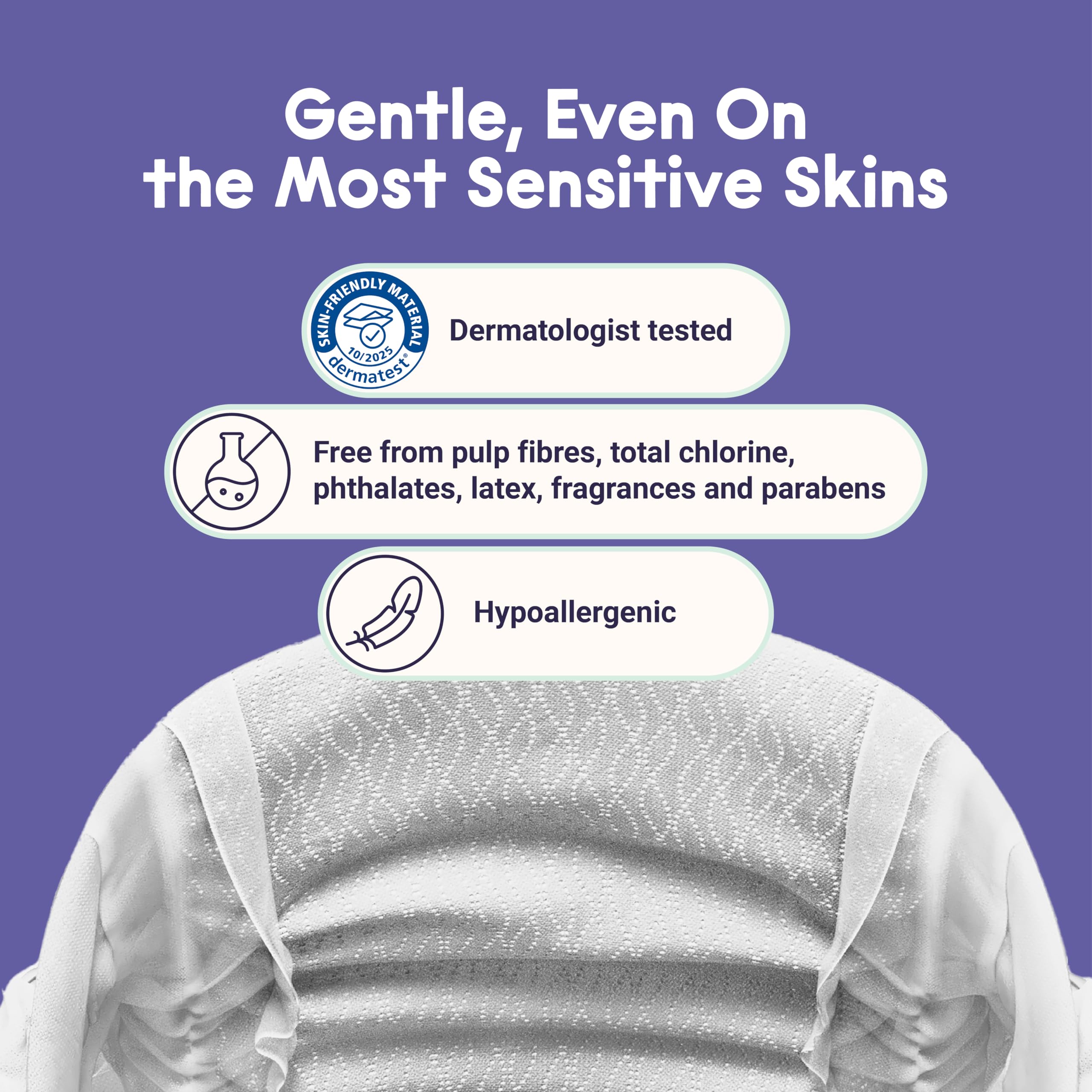 Cozycove newborn diaper with wetness indicator signaling changes.