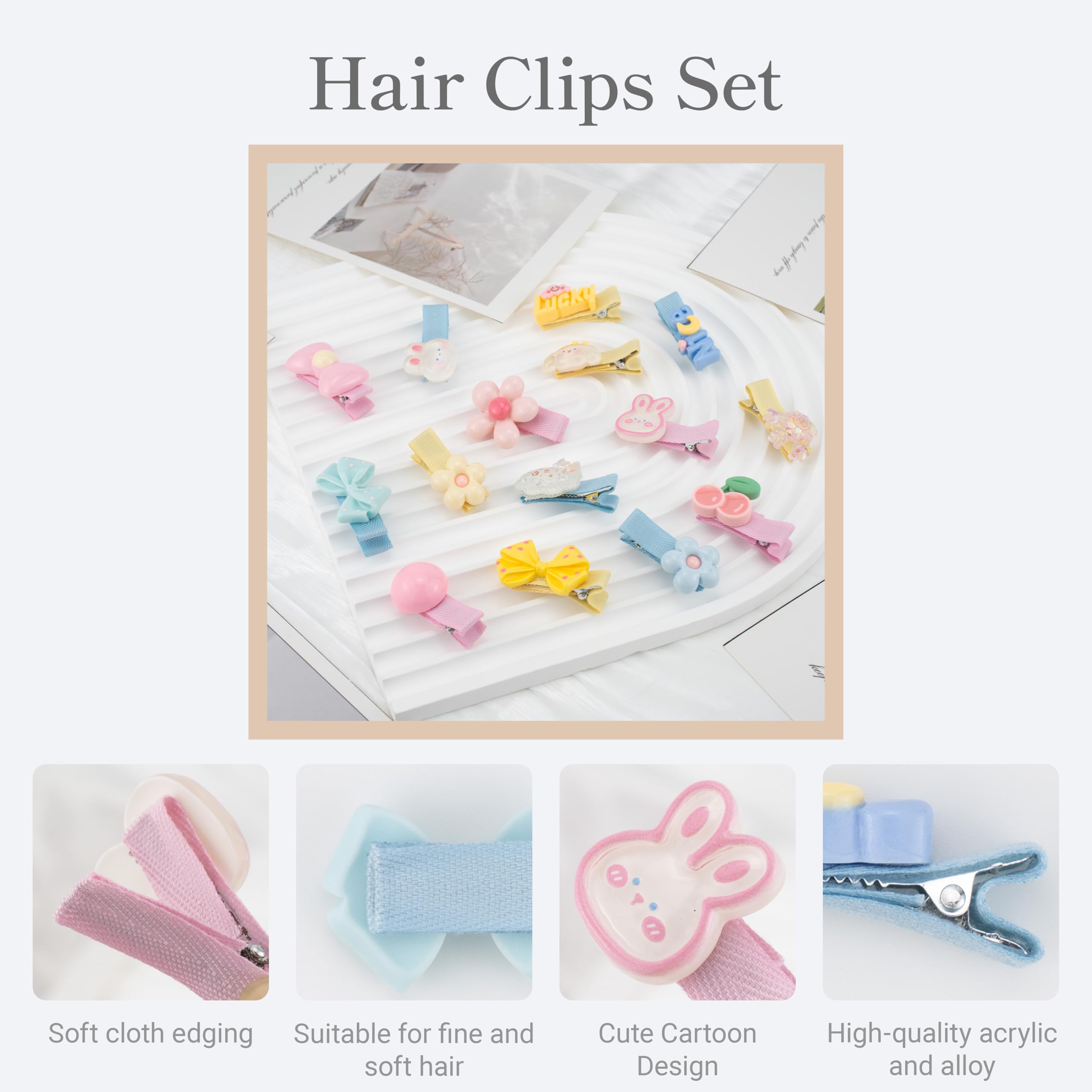 COZYISLE blue bow hair clip adds a cute touch to school looks