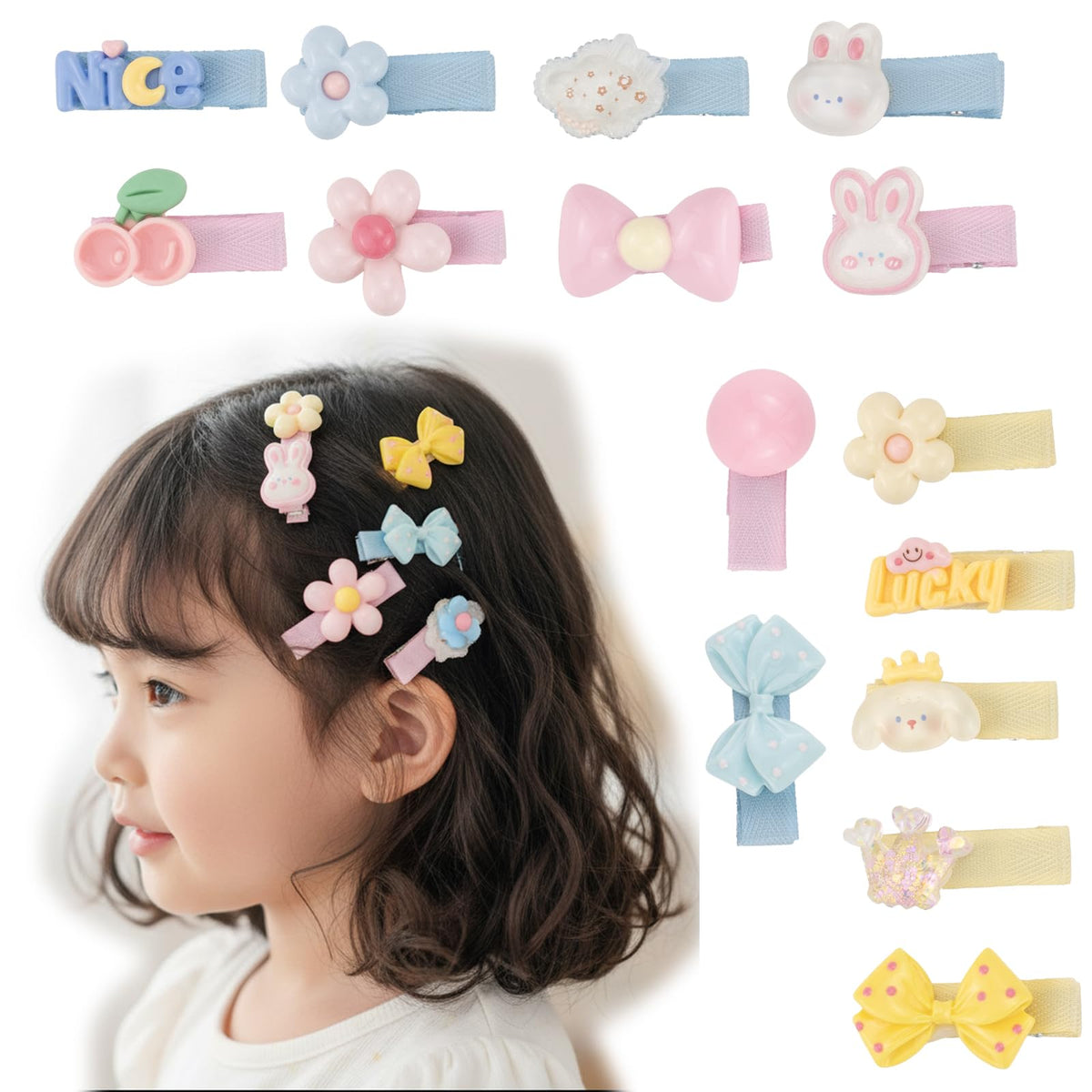 COZYISLE pink bow hair clip for everyday outfits with gentle hold