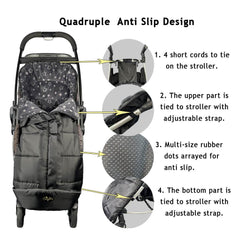 CozyMe universal-fit design works with most strollers for easy setup.