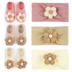 COZYOFFI baby flower headbands with 3D blooms for adorable photo moments