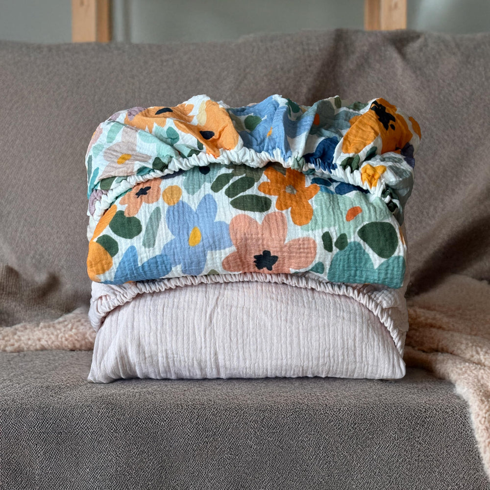 CozysBunny gender-neutral crib sheet makes a thoughtful baby gift.