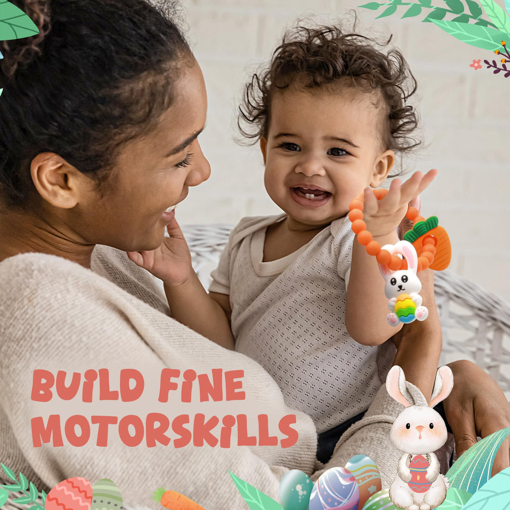 Cozzymore silicone teether is food-safe and BPA-free for peace of mind.