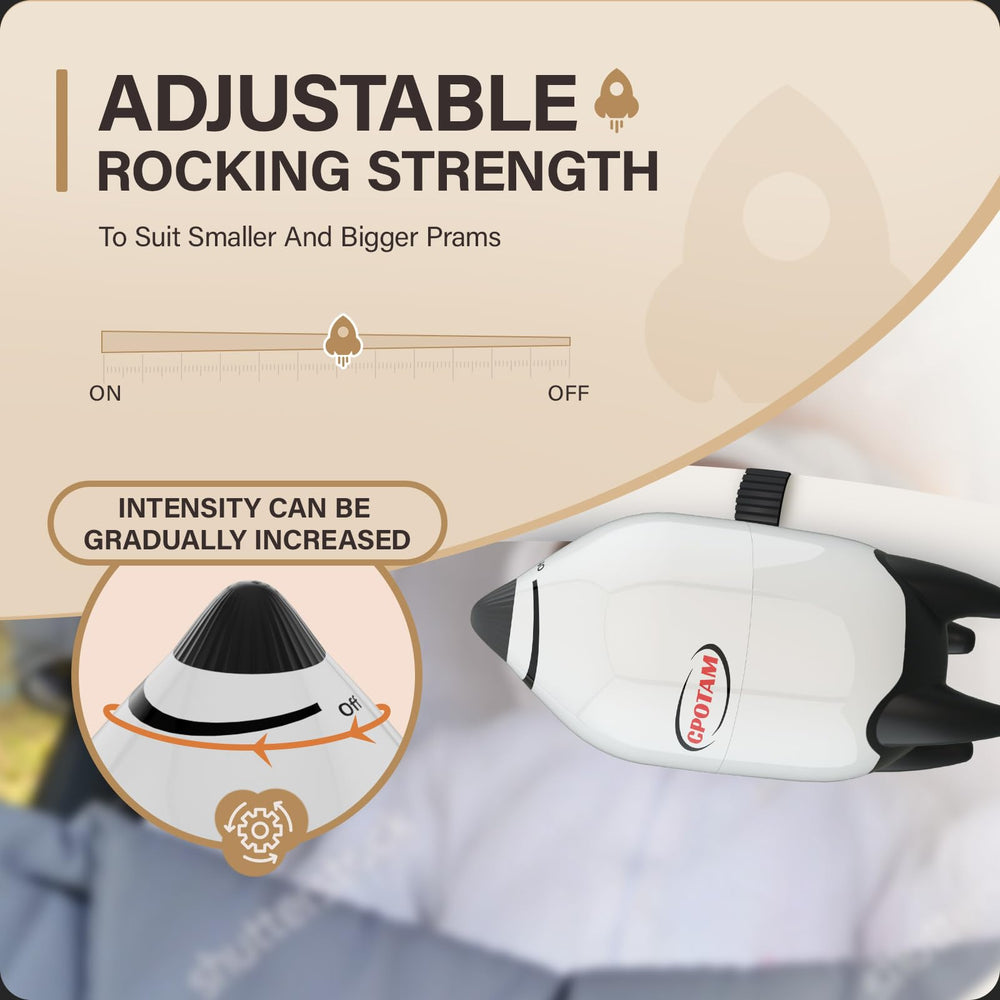 CPOTAM compact travel design fits most strollers and car seats.