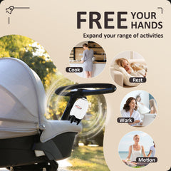 CPOTAM five vibration levels tailor soothing to your baby’s mood.