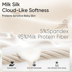 Cpzzkq fabric closeup shows silky texture gentle on delicate skin.