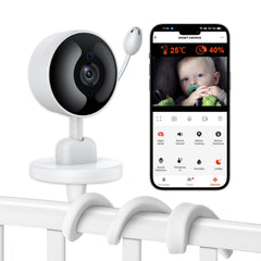 CQH Baby Monitor with 2K night vision for clear viewing in low light