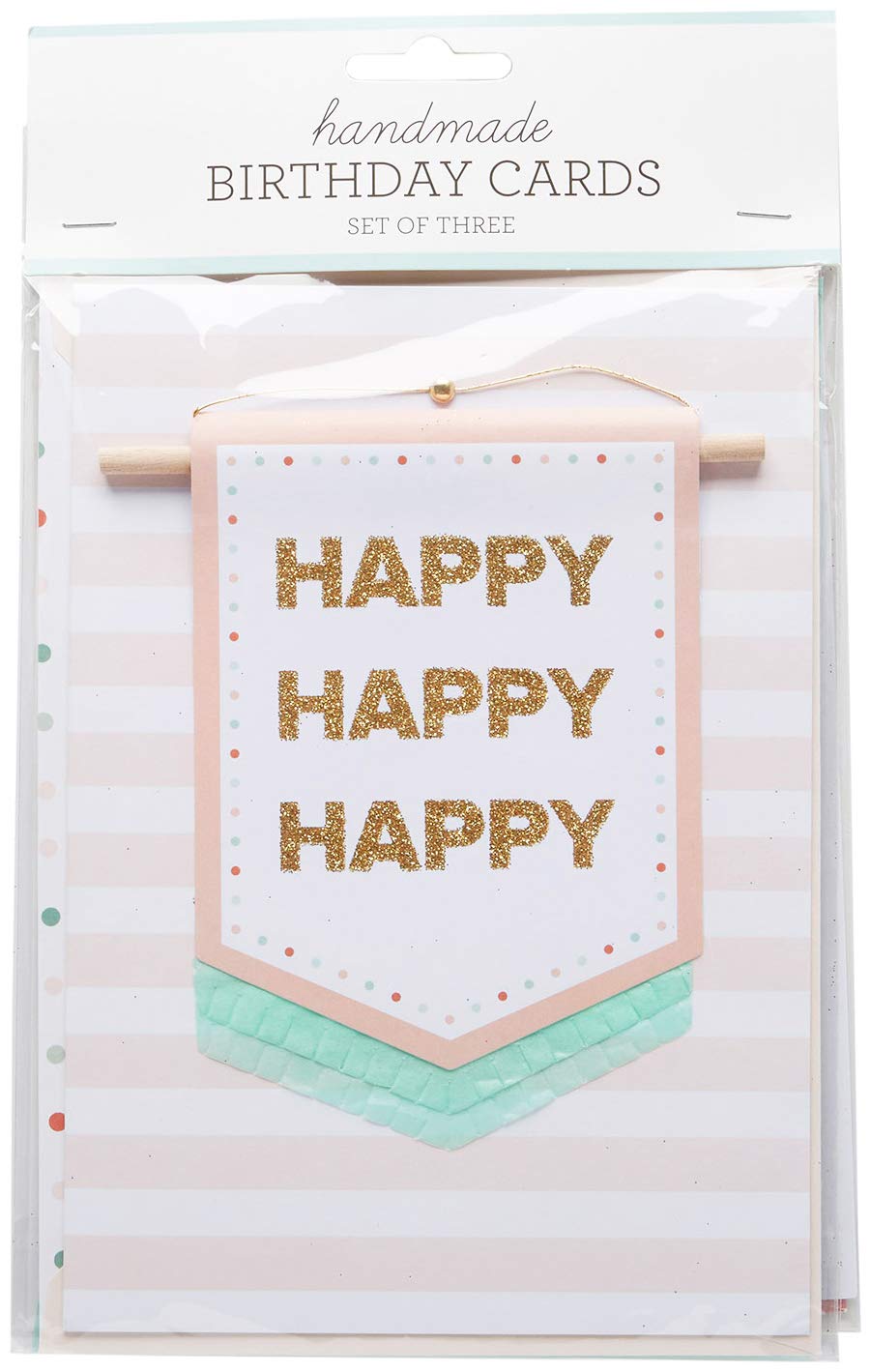 CR Gibson assorted handmade greeting cards set for girls