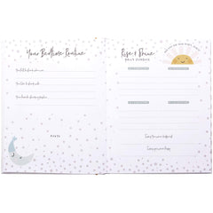 C.R. Gibson Little Blessings memory book showing natural twine binding for a rustic keepsake.