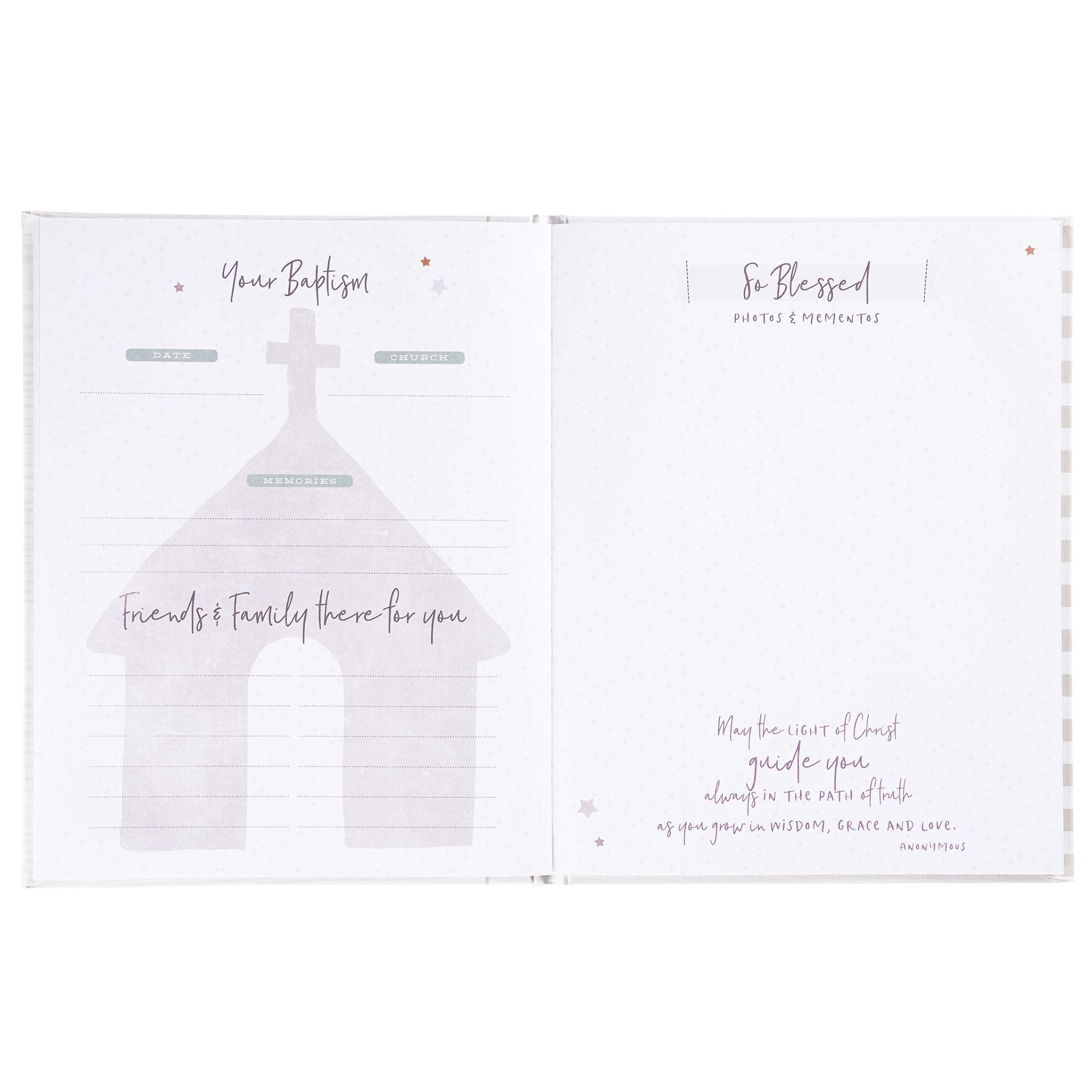 C.R. Gibson Little Blessings memory box packaging makes gift-giving simple.